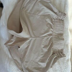 Lululemon Athletica Taupe Elastic Waist Shorts